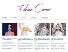 Tablet Screenshot of fashioncorner.net